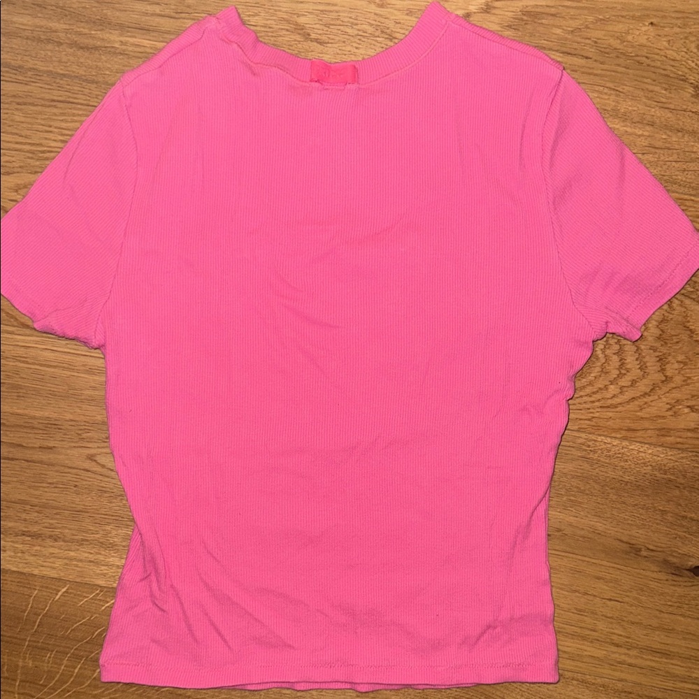 SKIMS Pink Cotton Tee